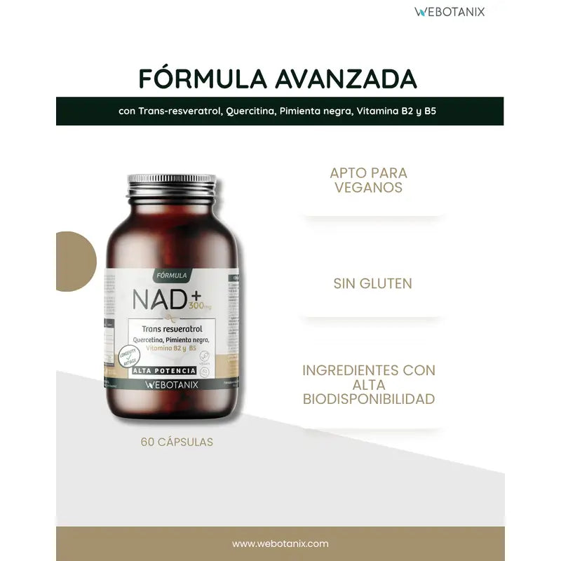 Webotanix Na+Resveratrol Formula, 60 capsules