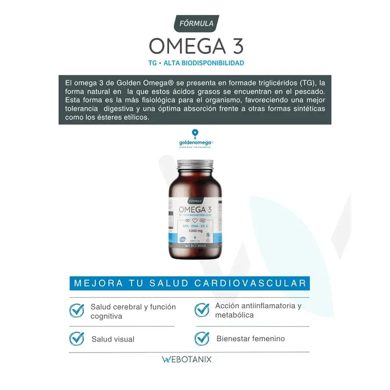 Webotanix Omega-3 Formula, 90 softgels