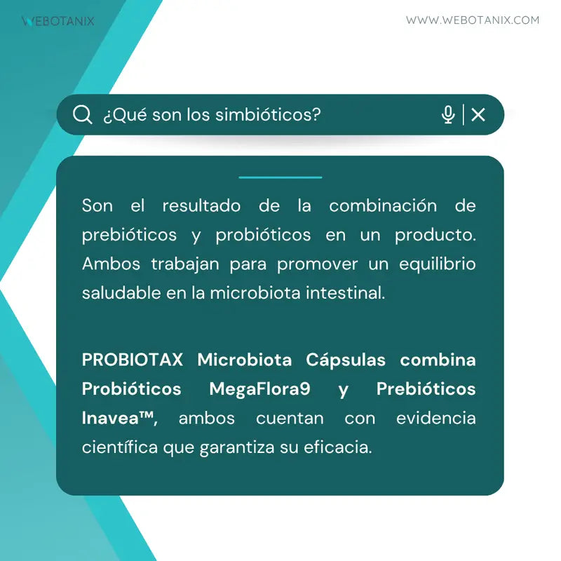 Webotanix Probiotax Microbiota, 60 capsules