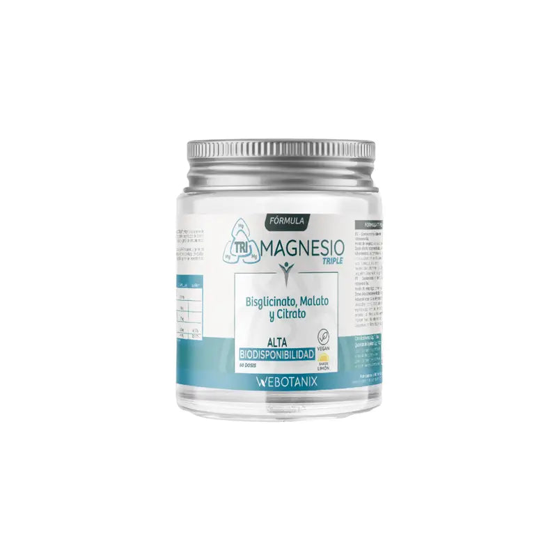 Webotanix Triple Magnesium Formula Powder, 128 g