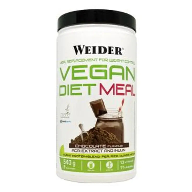 Weider Weider Vegan Diet Meal Choco Milkshake 540Gr.