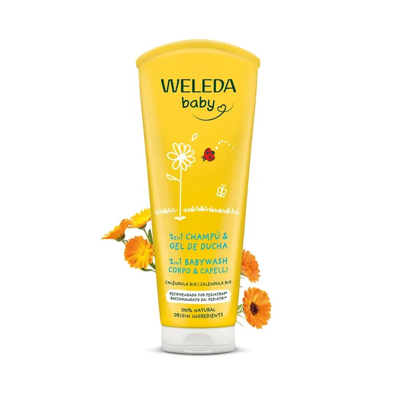 Weleda Baby Shampoo and Shower Gel Calendula 200 ml