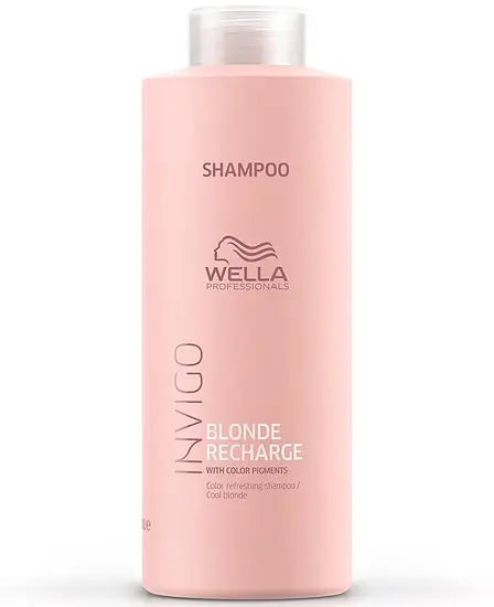 Wella Invigo Blonde Recharge Cool Blond Shampoo 1000 Ml