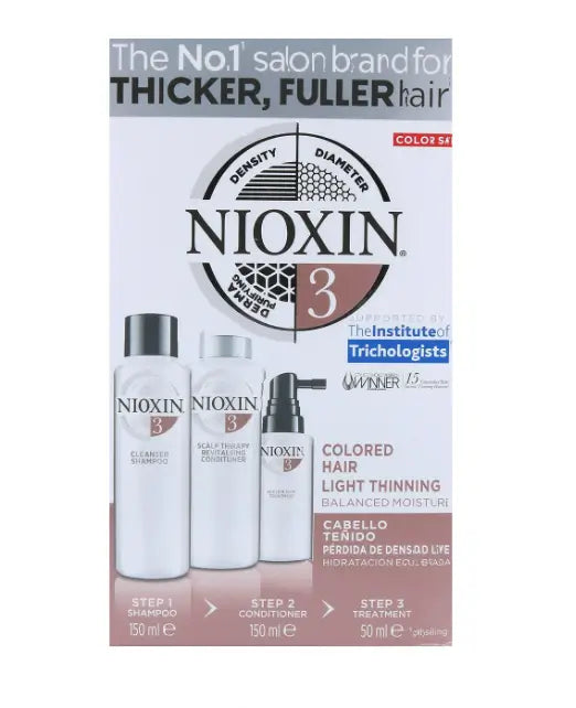 Wella Nioxin Trial Kit System 3 Mild Teido hair