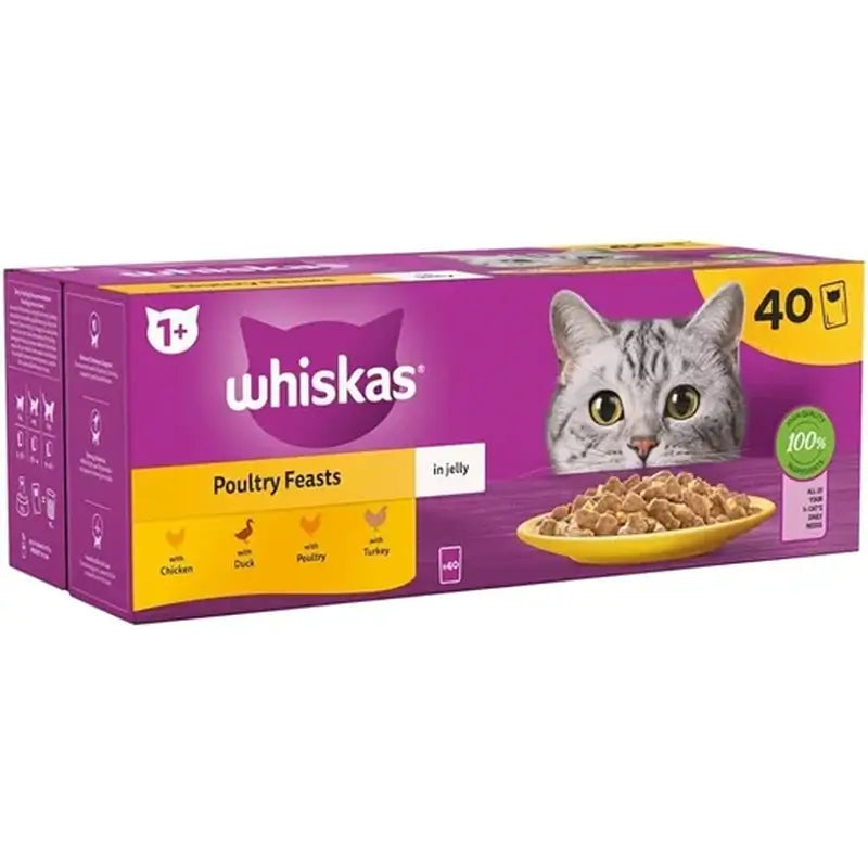 Whiskas Bundle Poultry In Jelly 40X85G