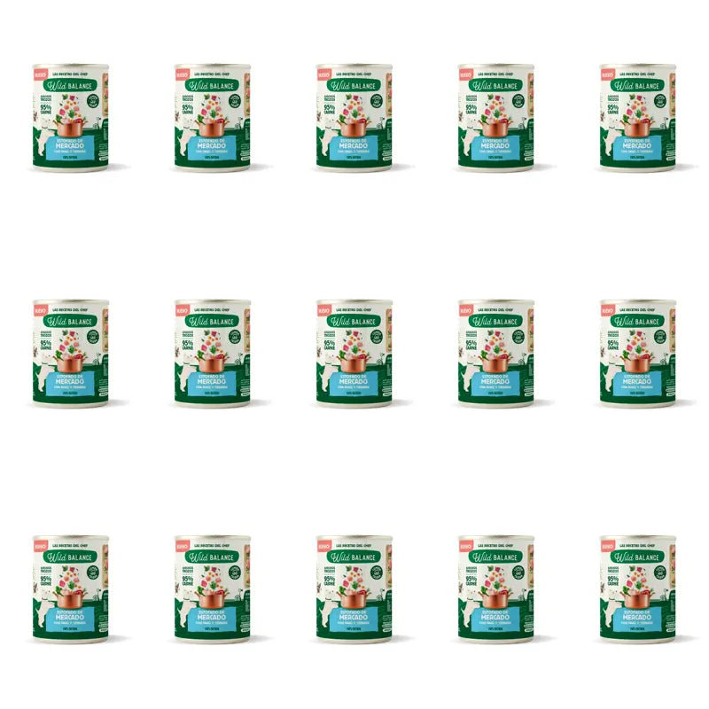 Wild Balance Canned Market Stew With Turkey & Beef For Dogs, 400 g, Pack of 15