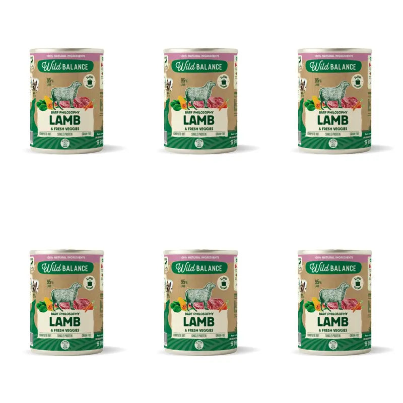 Wild Balance Philosophy Lamb Barf For Dogs, 400g, 6 Pack of 6