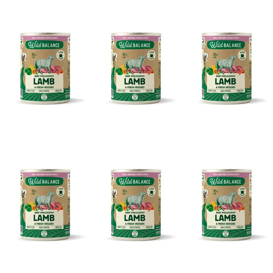 Wild Balance Philosophy Lamb Barf For Dogs, 400g, 6 Pack of 6