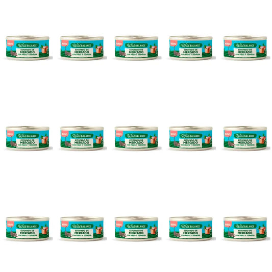 Wild Balance Canned Chef's Recipes Market Stew For Cats, 80 g, Pack of 15