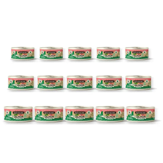 Wild Balance Canned Salmon & Beef With Vegetables For Cats, 120 g, Pack of 6