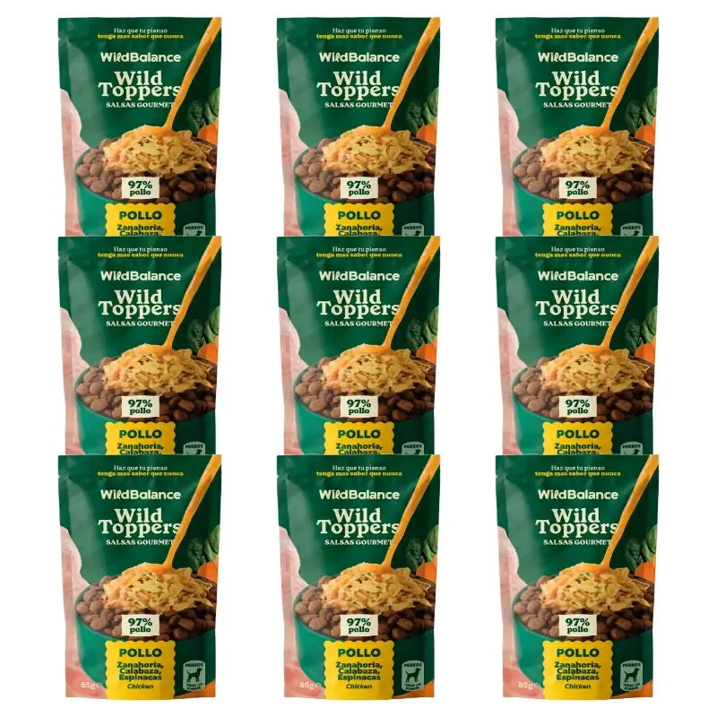 Wild Toppers Gourmet Chicken Sauces 9 x 85g