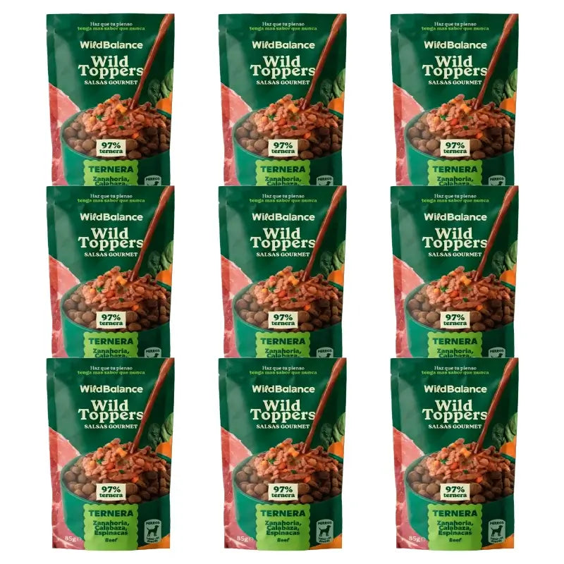 Wild Toppers Gourmet Beef Sauces 9 x 85g