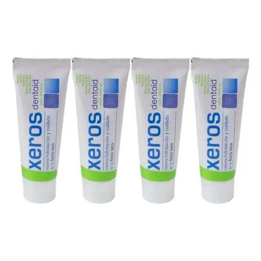 Xeros Dentaid Toothpaste, Pack 4 x 75 ml