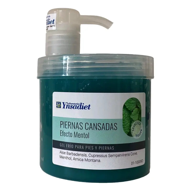 Ynsadiet Tired Legs Gel Menthol Effect 500Ml.