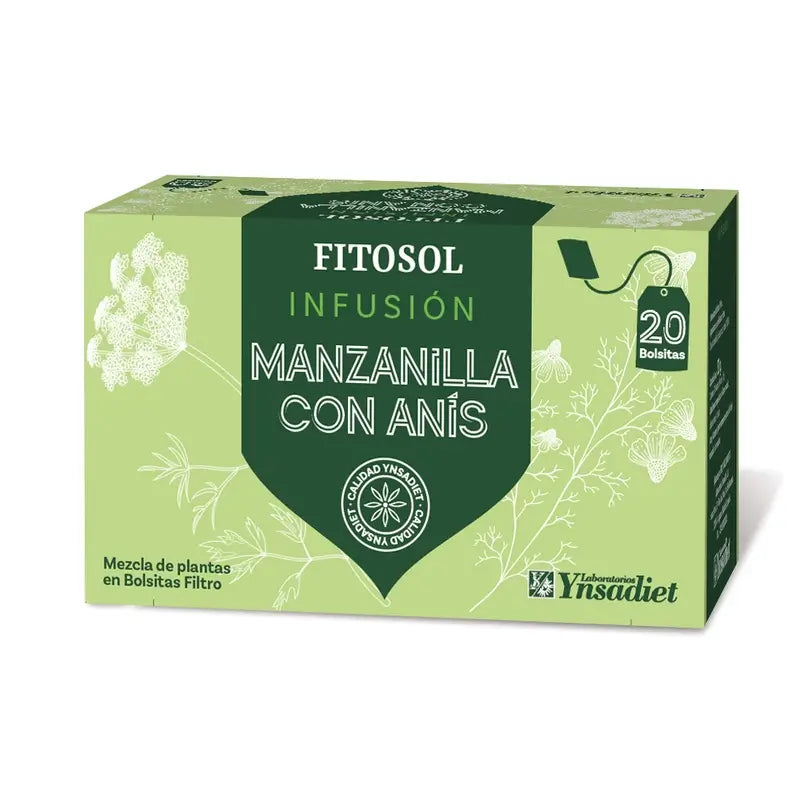 Ynsadiet Camomile Aniseed, 20 filters