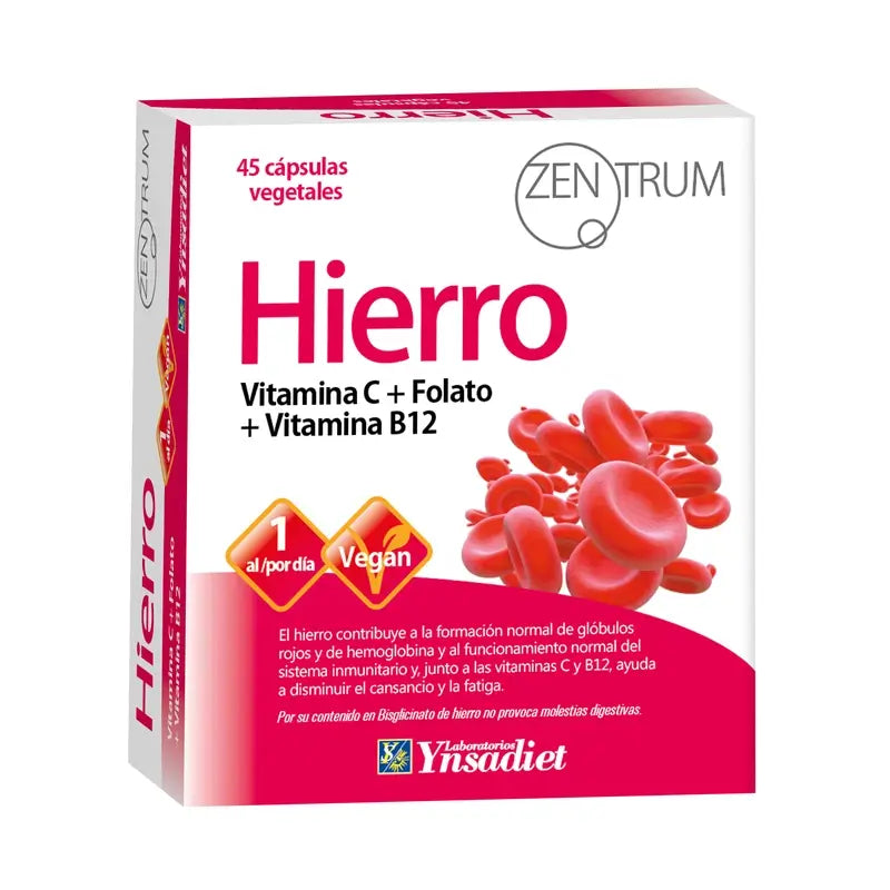 Ynsadiet Zentrum Iron, 45 Capsules