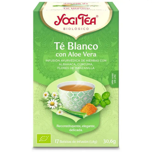 Yogi Tea Organic White Tea with Aloe Vera 17 Sachets
