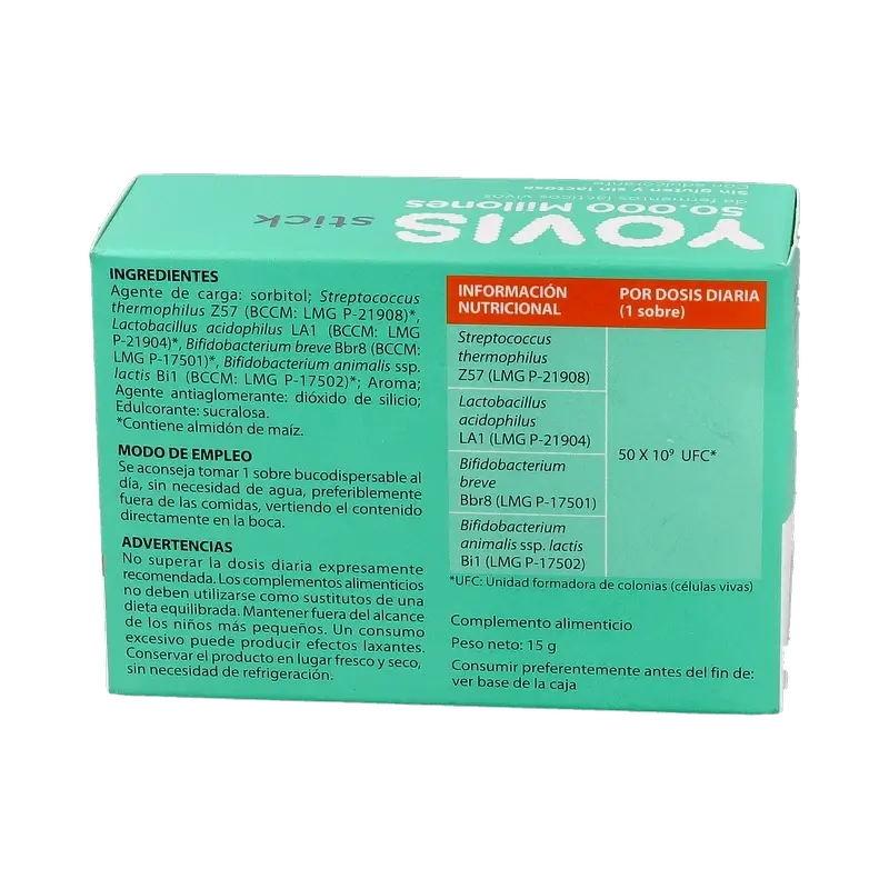 Yovis, 10 buccal tablets