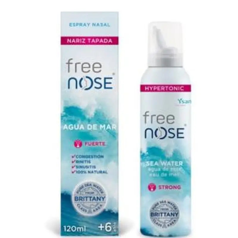 Ysana Free Nose Seawater Hypertonic Forte Spray 120Ml