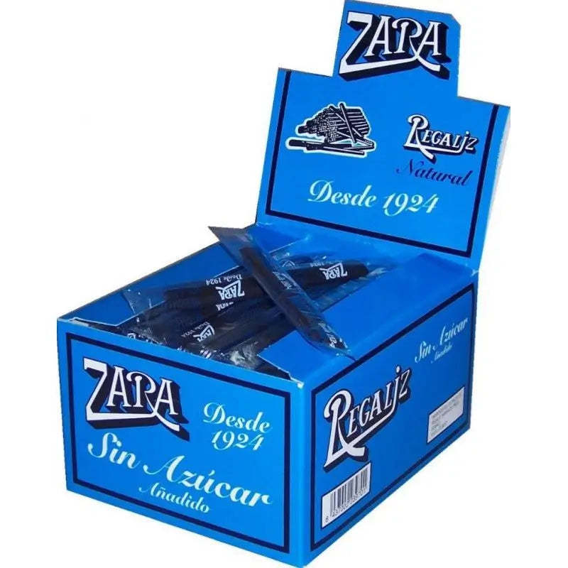 Zara Sugar Free Liquorice Box , 100 sticks