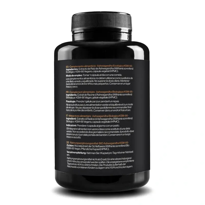Zenement Ashwagandha Organic Ksm-66, 120 vegan capsules