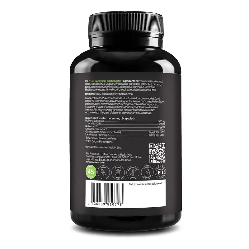 Zenement Berbeglucid, 90 vegan capsules