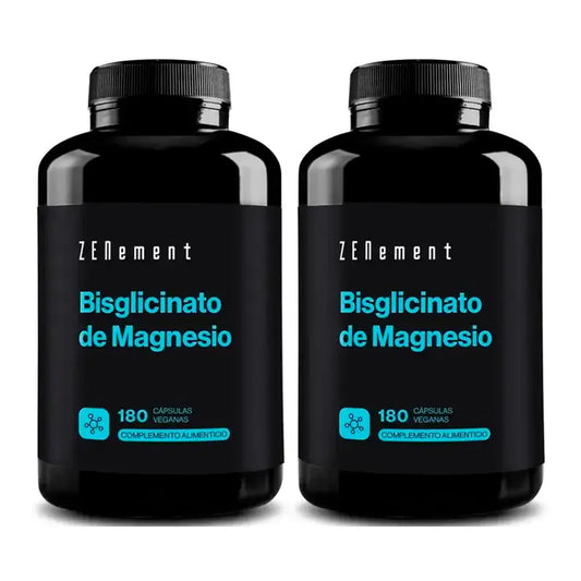 Zenement Magnesium Bisglycinate, Pack 2 x 180 vegan capsules