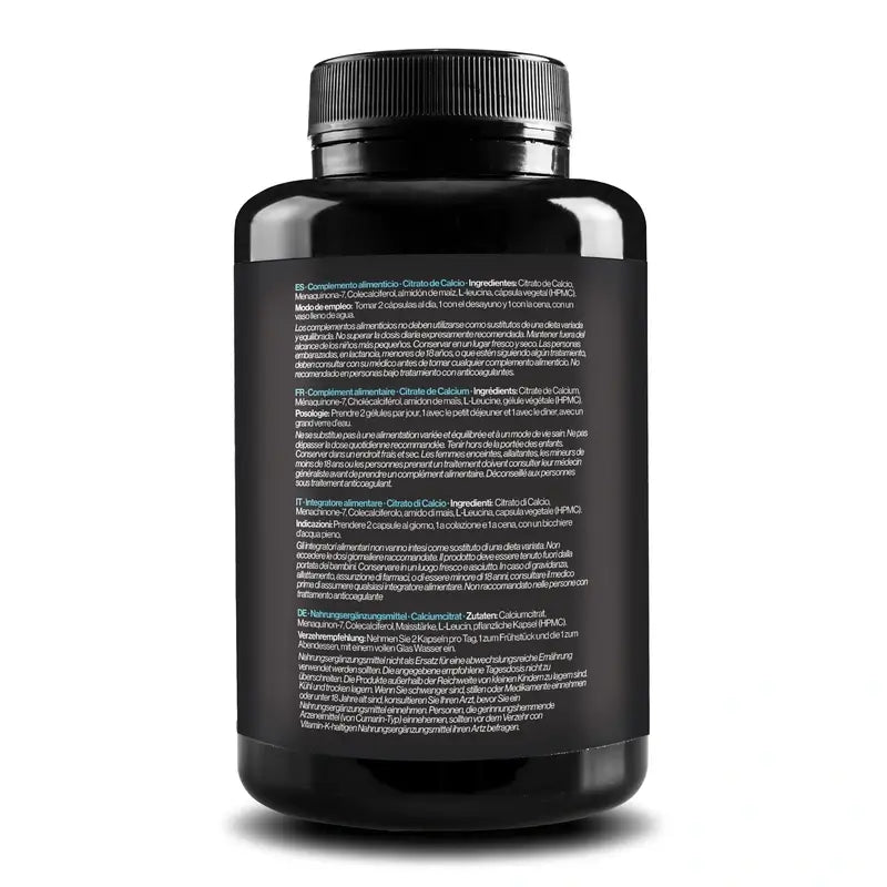 Zenement Calcium Citrate Vitamin D3 & K2, 120 vegetarian capsules