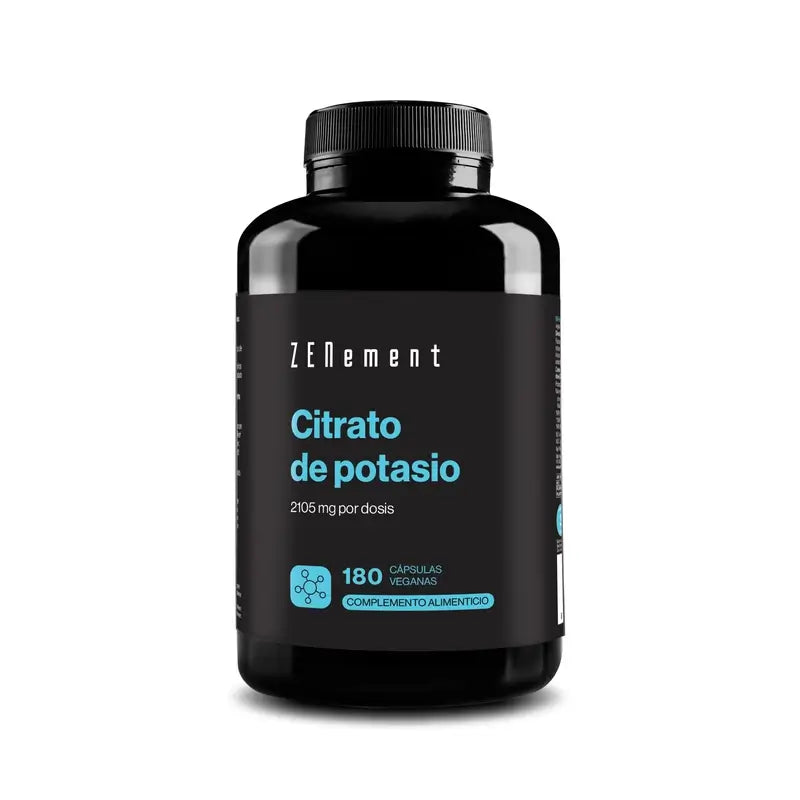 Zenement Potassium Citrate 2105 Mg, 180 vegan capsules