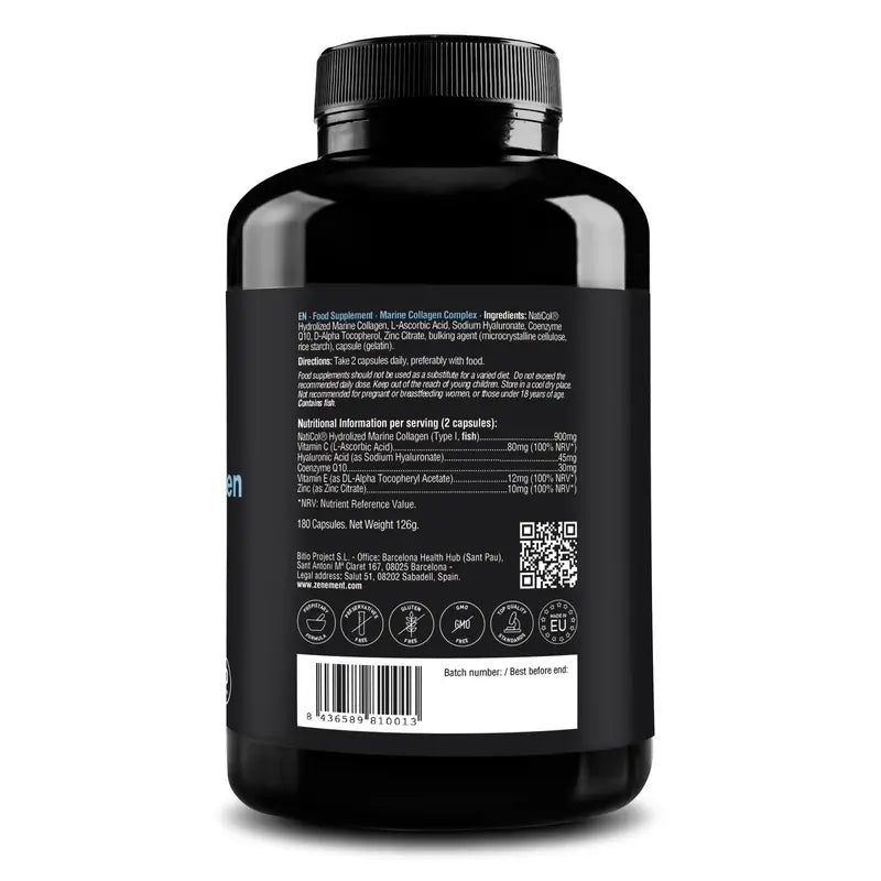 Zenement Marine Collagen Complex, 180 capsules