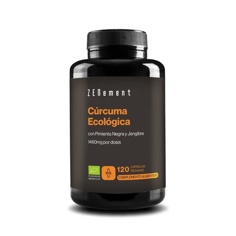 Zenement Organic Turmeric, 120 vegan capsules