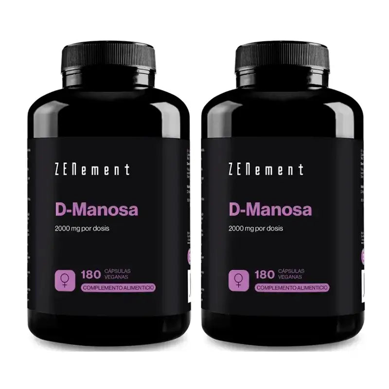 Zenement D-Mannose, Pack 2 x 180 vegan capsules