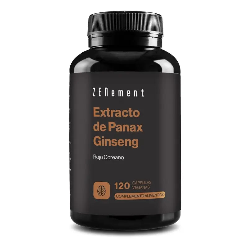 Zenement Korean Red Panax Ginseng Extract 120 vegan capsules