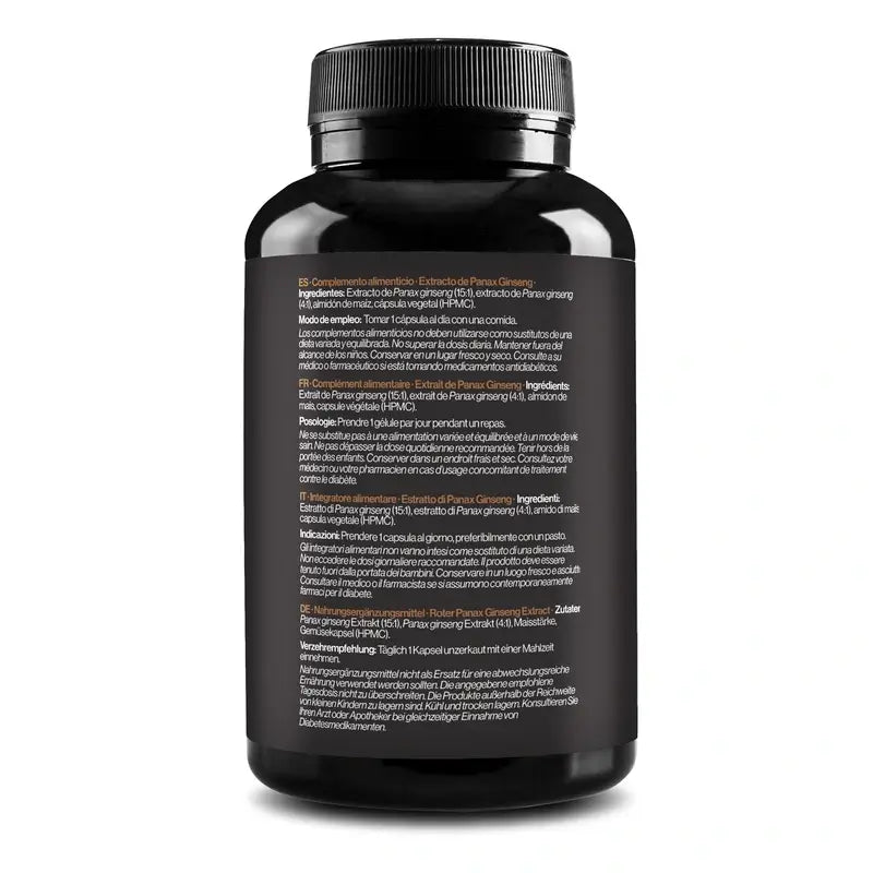 Zenement Korean Red Panax Ginseng Extract 120 vegan capsules