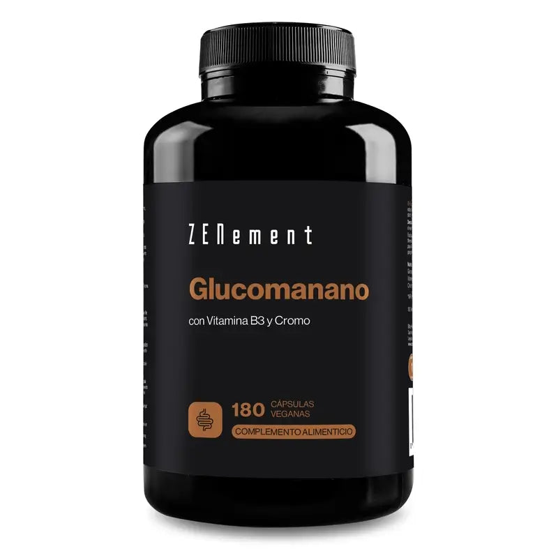 Zenement Glucomannan Natural Satiety, 180 vegan capsules