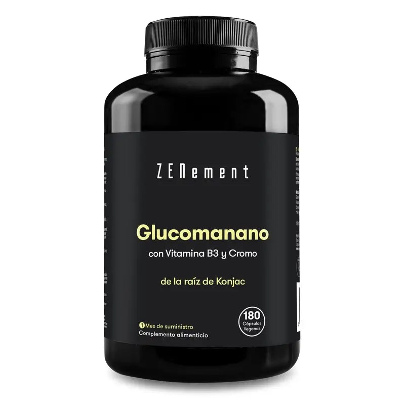 Zenement Glucomannan Natural Satiety, 180 vegan capsules