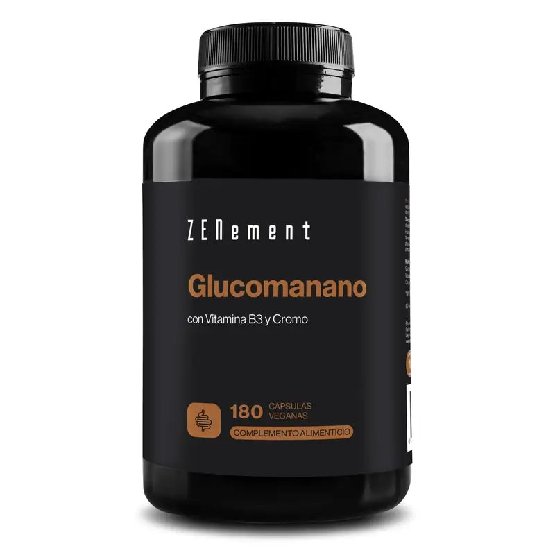 Zenement Glucomannan Natural Satiety, 180 vegan capsules