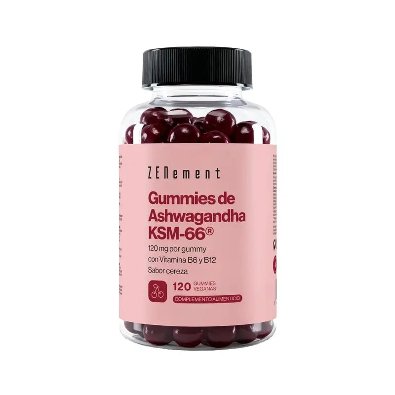 Zenement Gummies De Ashwagandha Ksm-66, 120 vegan gummies