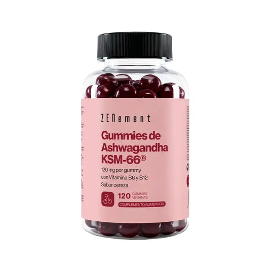 Zenement Gummies De Ashwagandha Ksm-66, 120 vegan gummies
