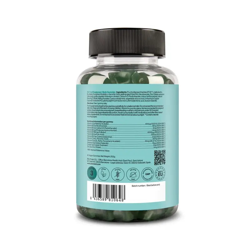 Zenement Biotin Gummies, 90 vegan gummies