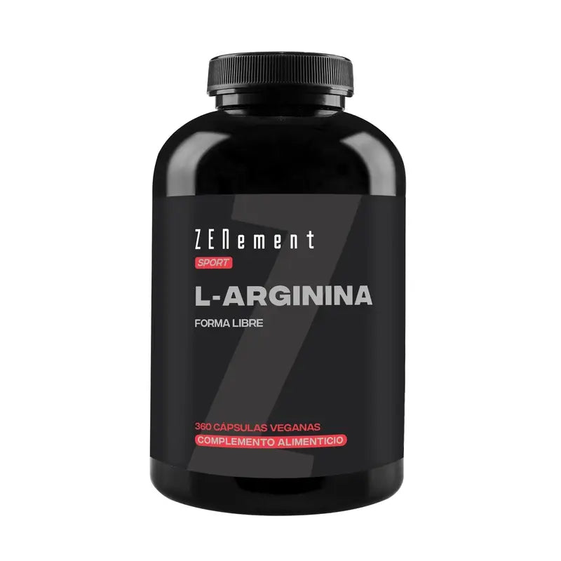 Zenement L-Arginine 700 Mg, 360 vegan capsules
