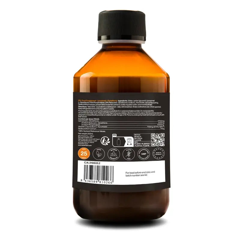 Zenement Liposomal L-Glutathione, 250 ml ml