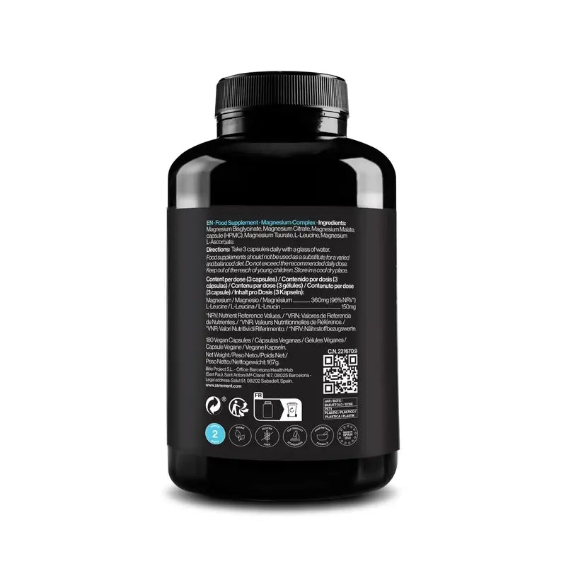 Zenement Magnesium Complex 5 In 1, 180 vegan capsules