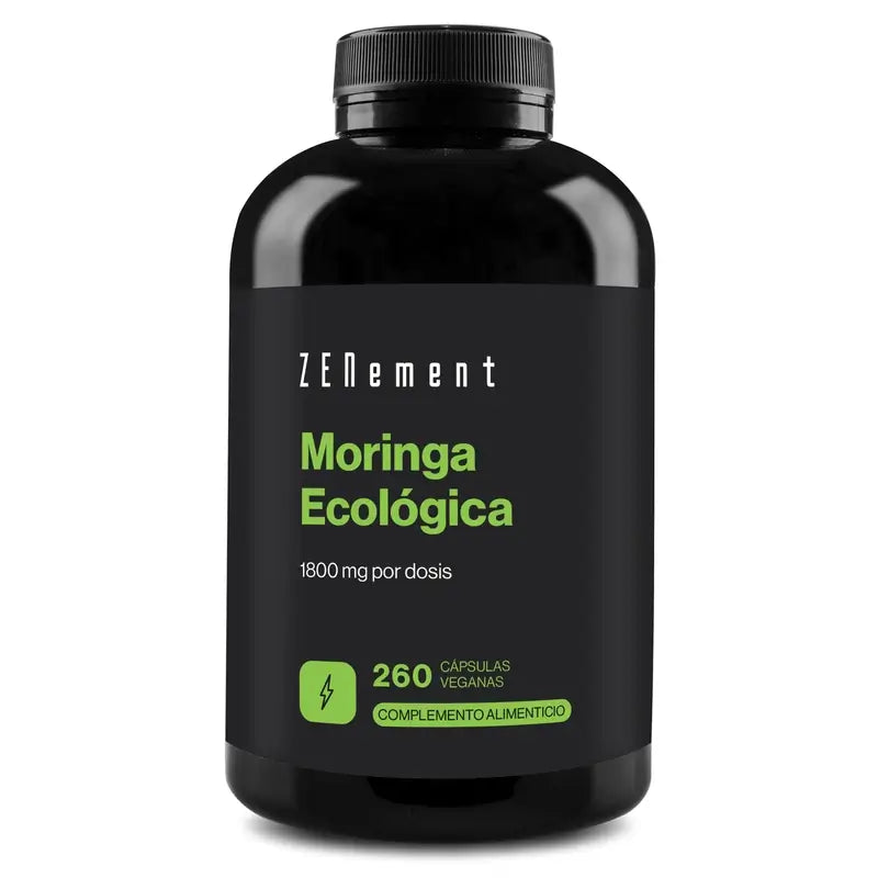 Zenement Moringa Organic, 260 vegan capsules