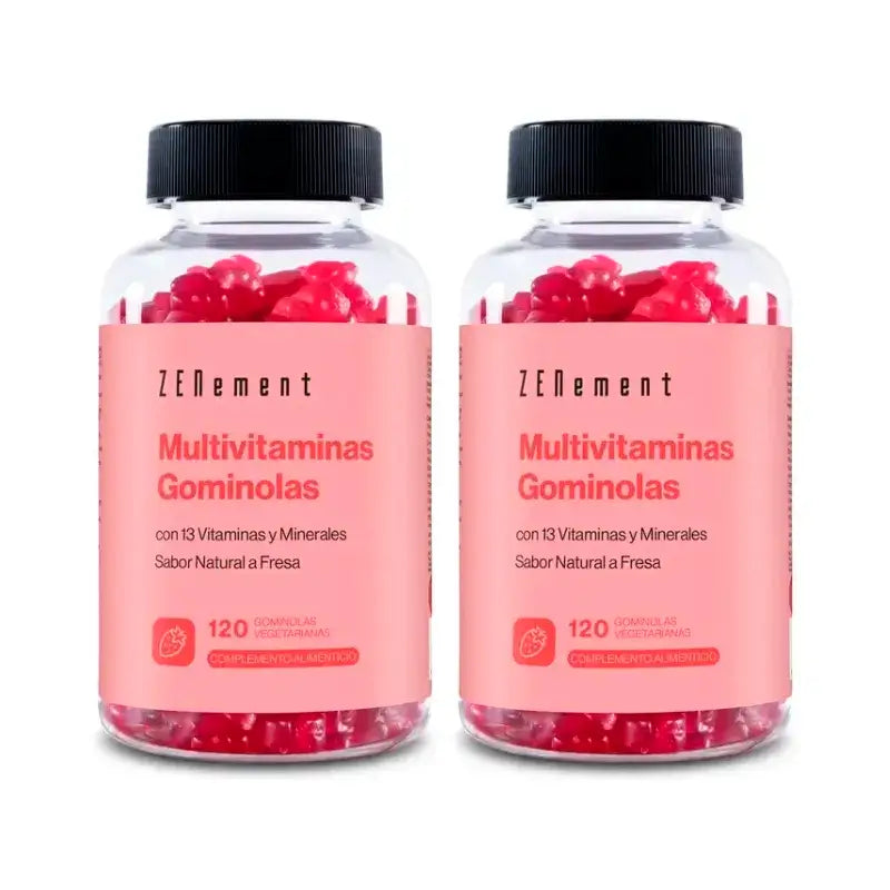 Zenement Multivitamins Gummies, Pack 2 x 120 vegetarian gummies