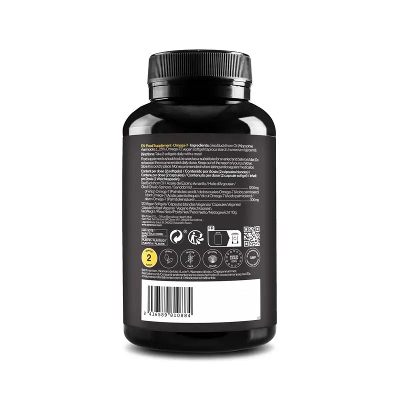 Zenement Omega-7, 120 vegan softgels