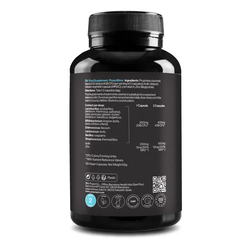 Zenement Proactiflora, 120 vegan capsules
