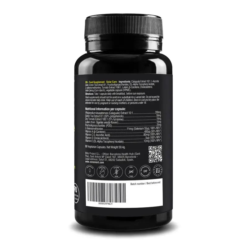 Zenement Solar Care, 90 vegetarian capsules