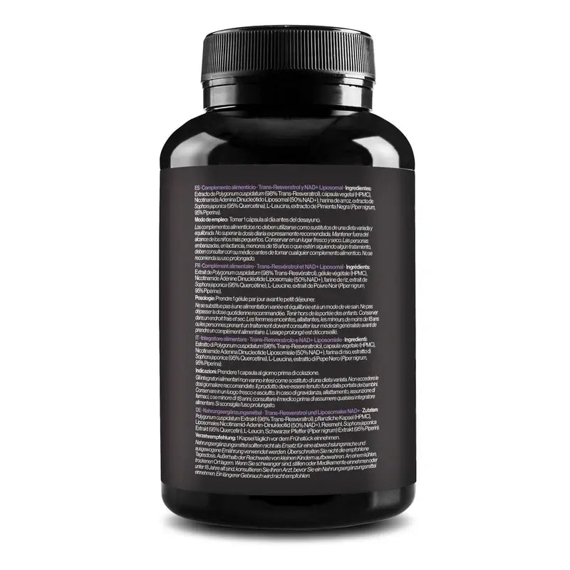 Zenement Trans-Resveratrol AND Nad+ Liposomal, 90 vegan capsules
