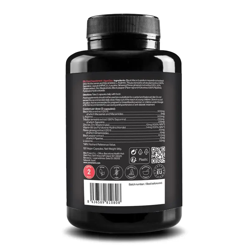 Zenement Vigorizen, 120 vegan capsules